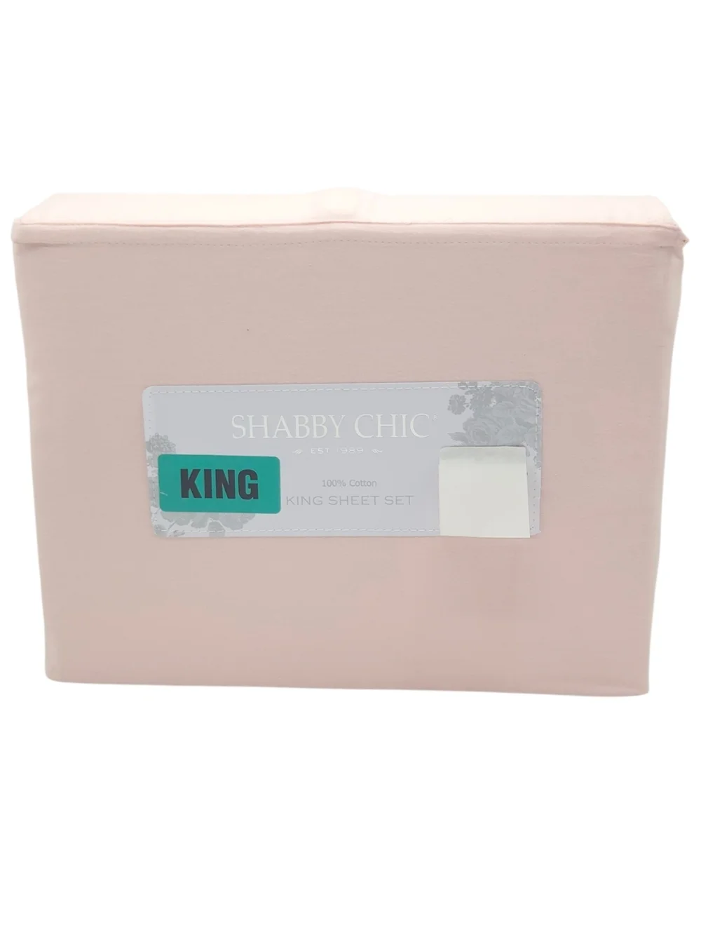Shabby Chic 100% Cotton‎ King Sheet Set Pink